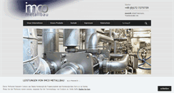 Desktop Screenshot of imco-metallbau.de